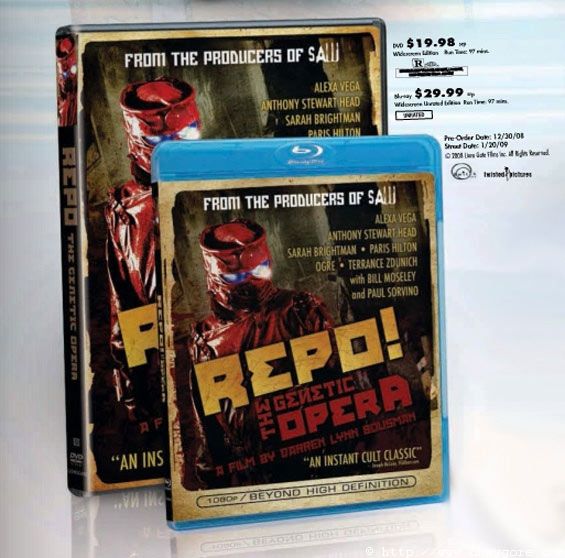 dvd repo the genetic opera