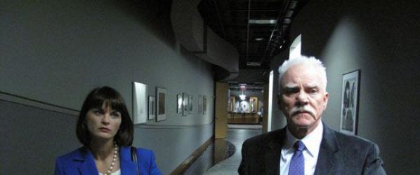 HALLOWEEN II Dr Loomis and His Publicist Take a Walk in H2