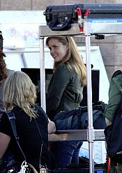 MEDIA - MAN OF STEEL Amy Adams Spotted on the MAN OF STEEL Set