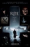 MEDIA - RITE LE New THE RITE poster with Anthony Hopkins
