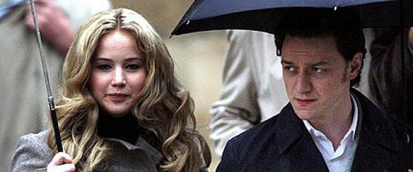 MEDIA - X FIRST CLASS X-MEN FIRST CLASS Photos with James McAvoy and Jennifer Lawrence